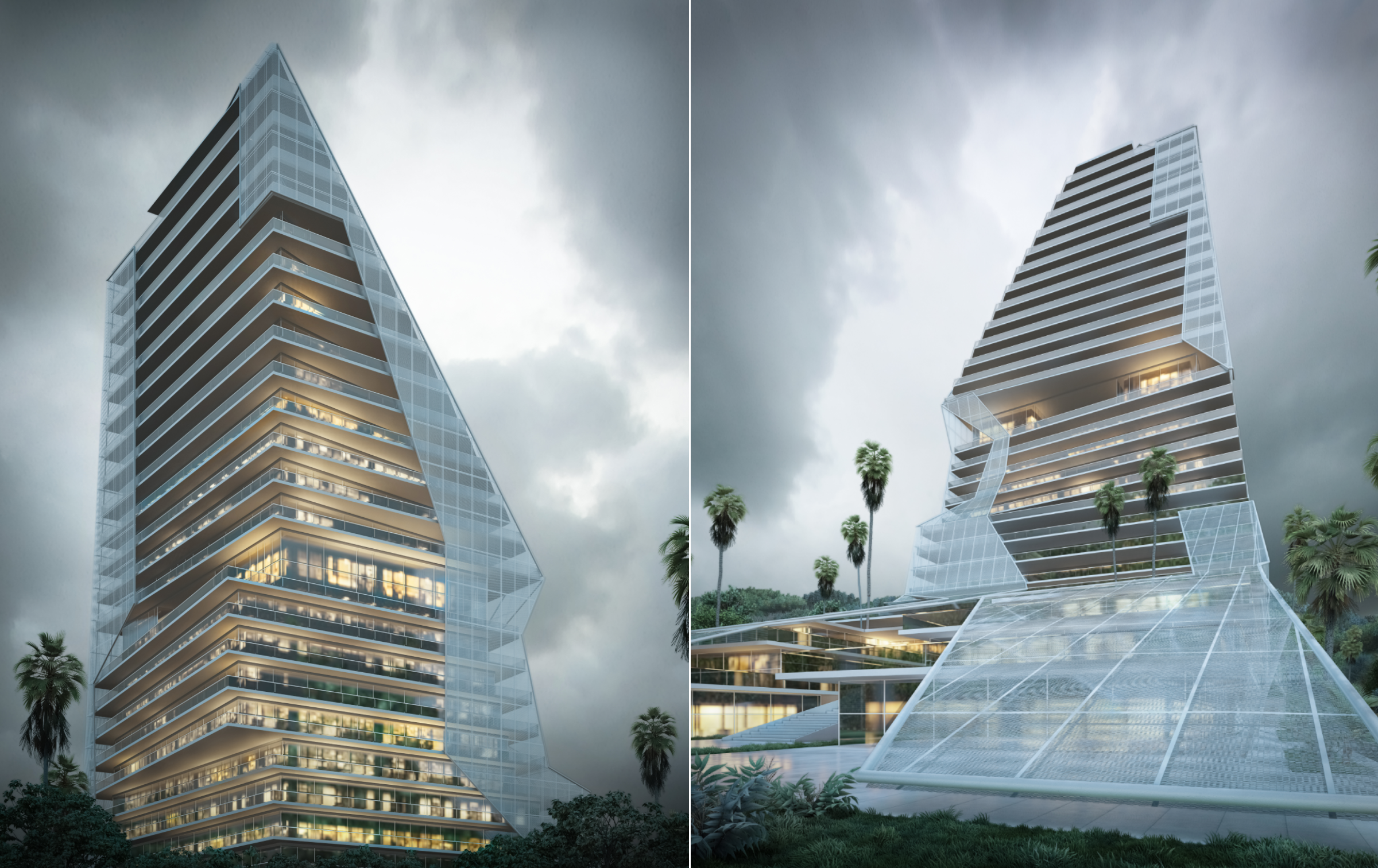 Modern tower design in dubai- EEDEH Architects- architecture firm in dubai