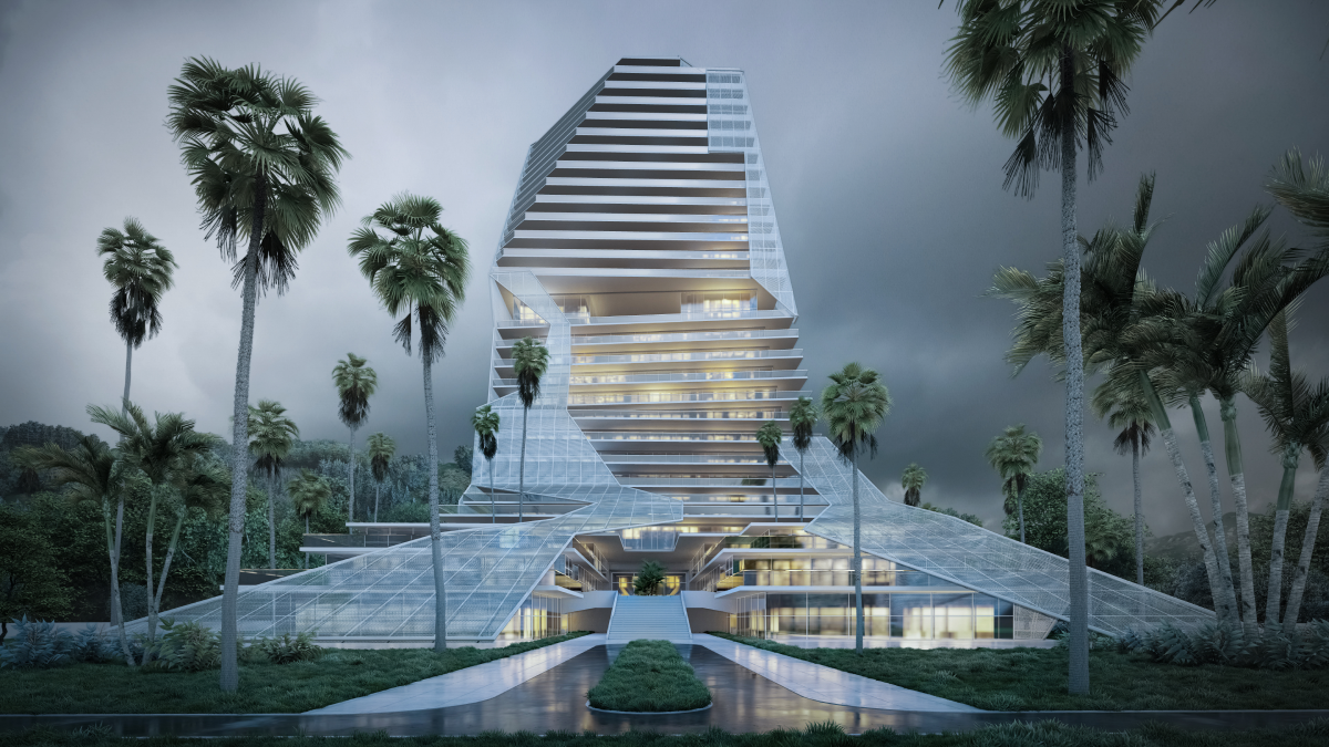 Modern tower design in dubai- EEDEH Architects- architecture firm in dubai