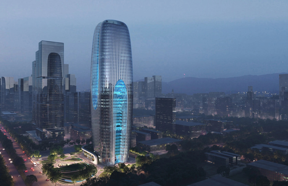 Modern tower design in dubai- EEDEH Architects- architecture firm in dubai